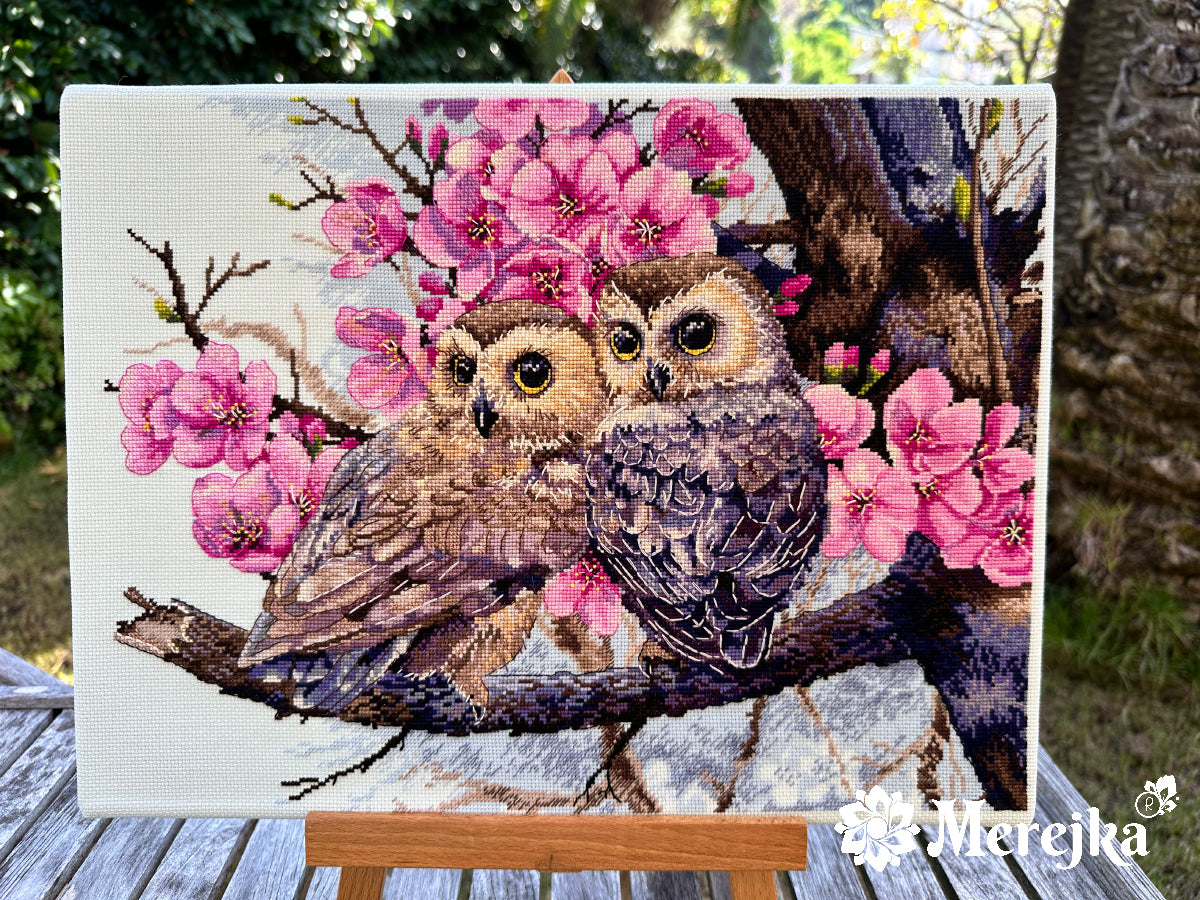 DIAMOND DOTZ® Mother & Baby Owl Diamond Painting Kit 