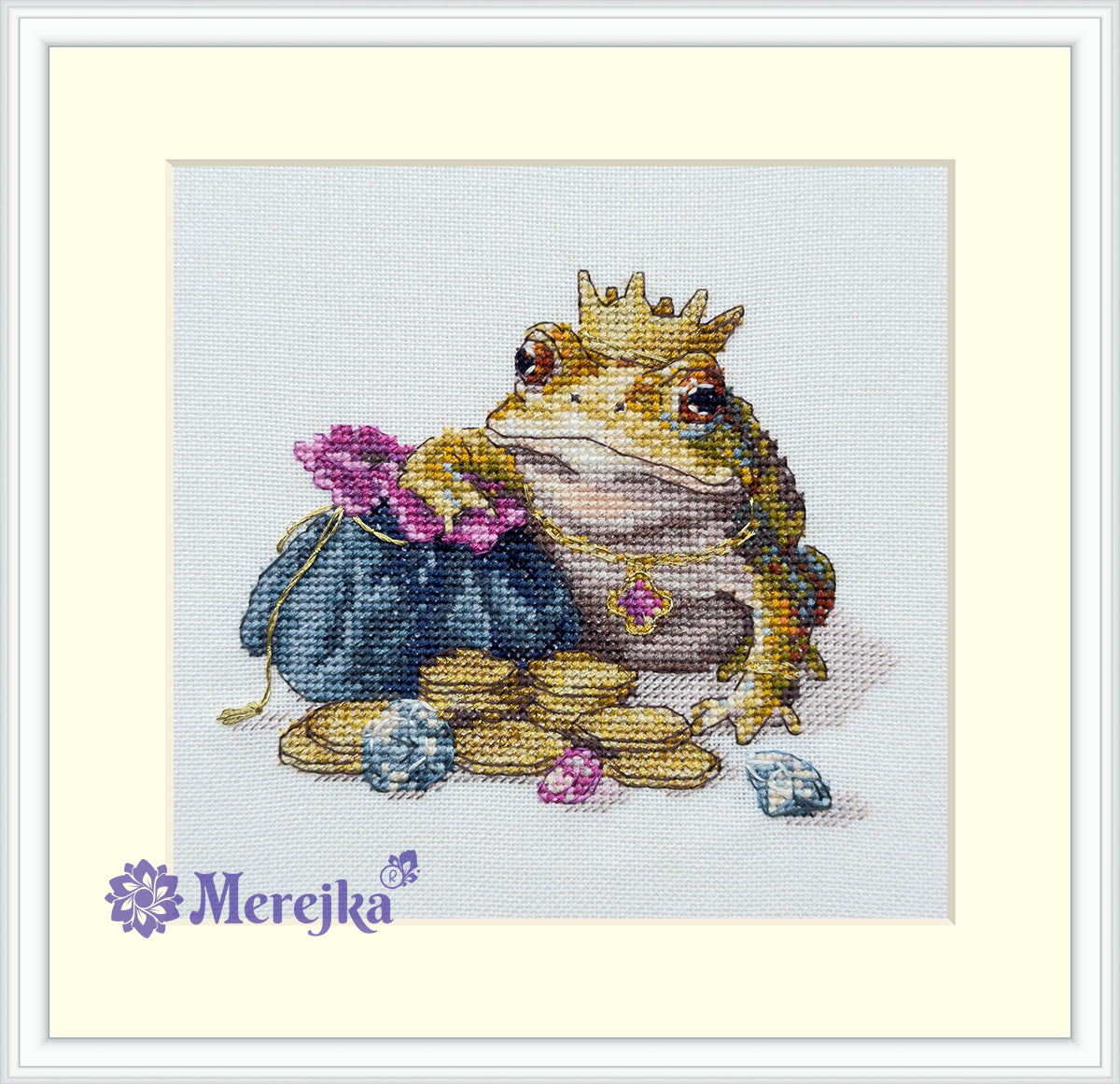 MY made マーメイド… Cross stitch kit by Merejka Golden Taod