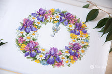Load image into Gallery viewer, Wreath with Irises

