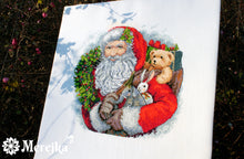 Load image into Gallery viewer, Santa with Wreath
