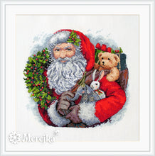 Load image into Gallery viewer, Santa with Wreath
