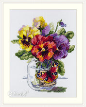 Load image into Gallery viewer, Pansies and Butterfly

