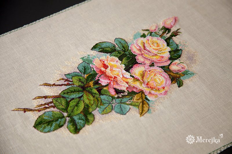 Cross stitch kit by Merejka Vintage Roses